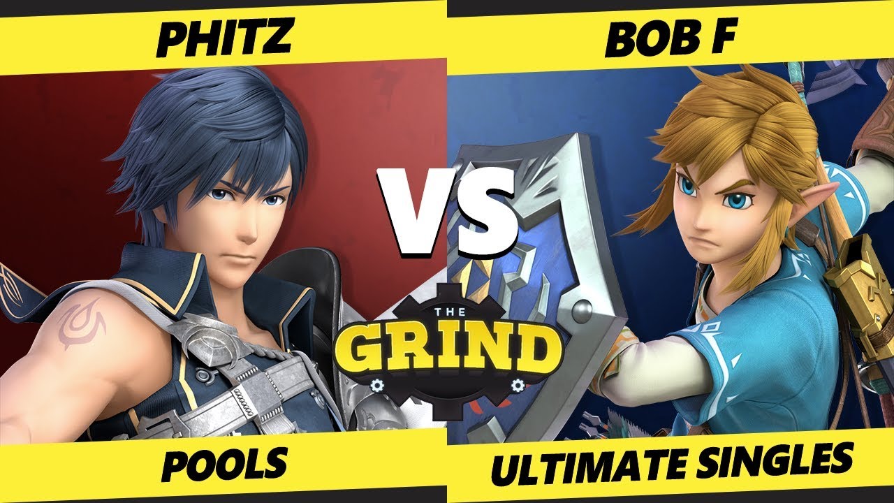 Smash Ultimate Tournament - Phitz (Chrom) Vs. Bob F (Link) - The Grind 83 Pools