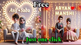 ✌️Muslim couples trending ai images kaise generate kare , couples virel trending ai photos👌👌 screenshot 5