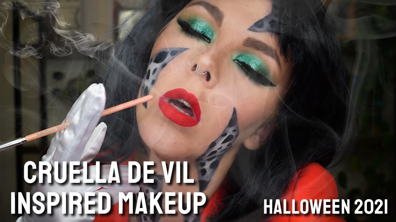 Cruella de Vil Makeup Tutorial | Halloween Makeup 2021
