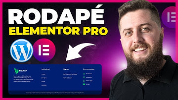 Como criar um RODAPÉ personalizado no Elementor Pro