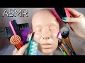 ASMR • Fast &amp; Aggressive Mannequin Head Brushing • No Talking