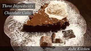 How To Make Delicious Three Ingredient Chocolate Cake | JoJa Kitchen