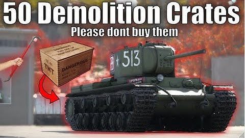 Opening 50 "Demolition Crates" so you dont have to
