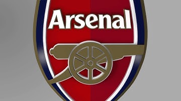 Arsenal FC 3D logo animation Extended