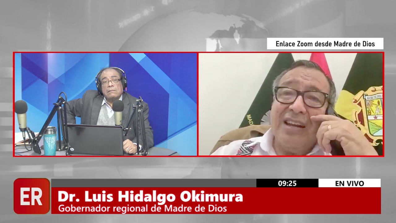 ENTREVISTA A LUIS HIDALGO OKIMURA, GOBERNADOR REGIONAL DE MADRE DE DIOS