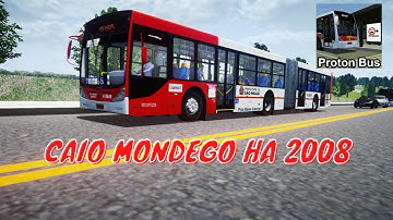 🔴 PROTON BUS SIMULATOIR - CAIO MONDEGO HA 2008 - LINHA 407 B - MAPA ARICANDUVA