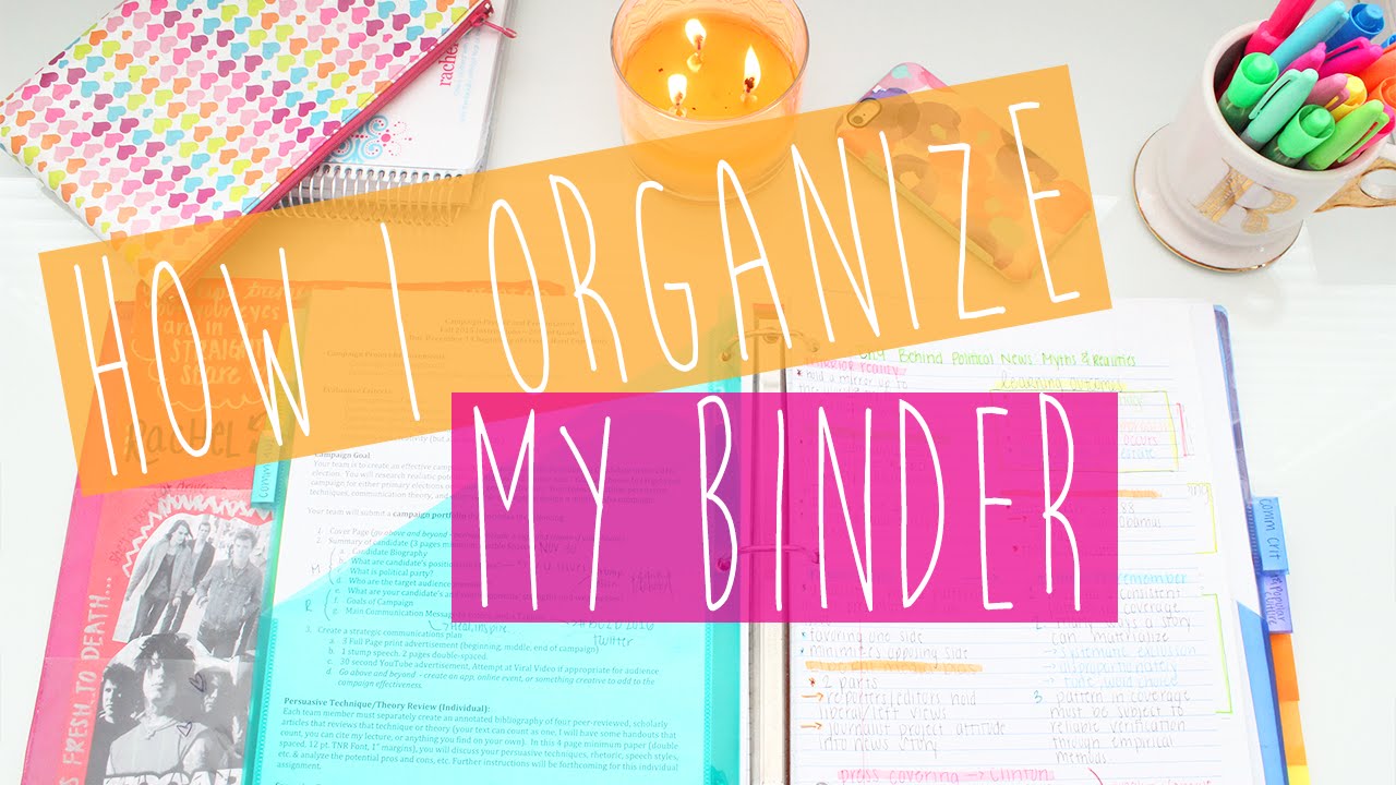 how-i-organize-my-binder-tips-tricks-youtube