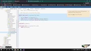 How to alter table(rename table) in PostgreSQL