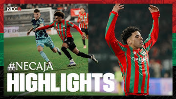 Spectaculair duel levert N.E.C. punt op tegen Ajax | Highlights #NECAJA