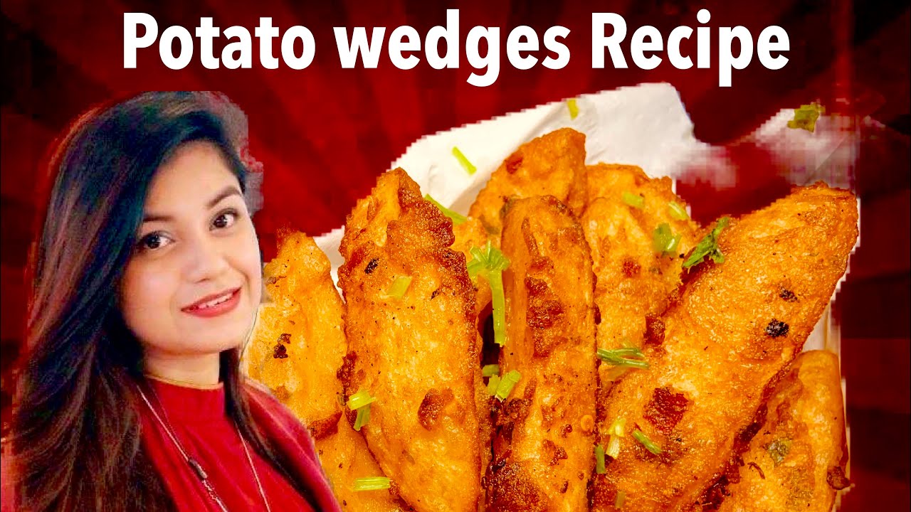 রেস্টুরেন্ট স্টাইল পটেটো ওয়েজেস Crispy Potato wedges Fried Potato