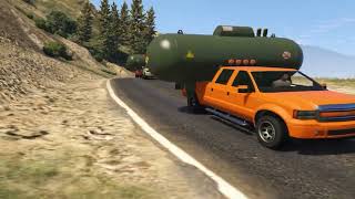 Iranian Fighter Jets Brutally Destroyed Highly Secured Israeli Oil Supply Convoy --GTA V