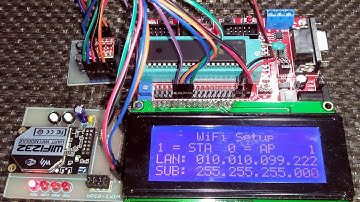WiFi UDP Communication between WiFi-STA and WiFi-AP