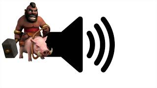 Hog Rider Sound Effect - Bass Boosted #soundeffects #clashroyale