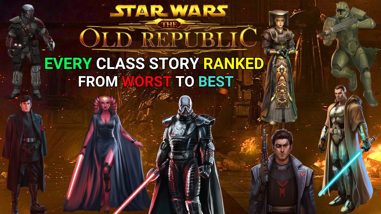 SWTOR All Classes Ranked From WORST to BEST - YouTube