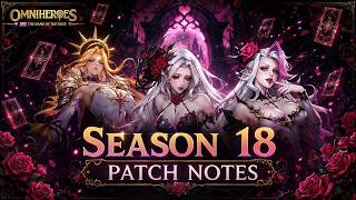 S18 Patch Notes Breakdown: Everything Coming to the Game | Omniheroes S18