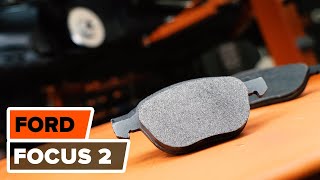 Jak wymienić przednie tarcze hamulcowe i przednie klocki hamulcowe w FORD FOCUS 2 TUTORIAL | AUTODOC