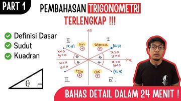 TRIGONOMETRI PART 1: DEFINISI, SUDUT, KUADRAN