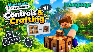 Learn to Play Minecraft with PLanguage | Lesson 1: Controls & Crafting Update