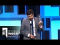 Rob cantors 5word speech at the 19th annual webby awards