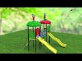 FRP MAPS 41 | Twin Slide Combo Set For Society | Slide Set For Kids | 8080260260 by royalplay.in