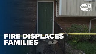 Multiple families displaced by Sunday apartment fire in Talladega