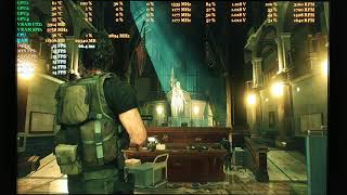 RE3 REMAKE - GTX 970 - Static Testing(2 Mins) - R.P.D. Station/Main Hallway - 1 GPU @ 4k + 130% IQ