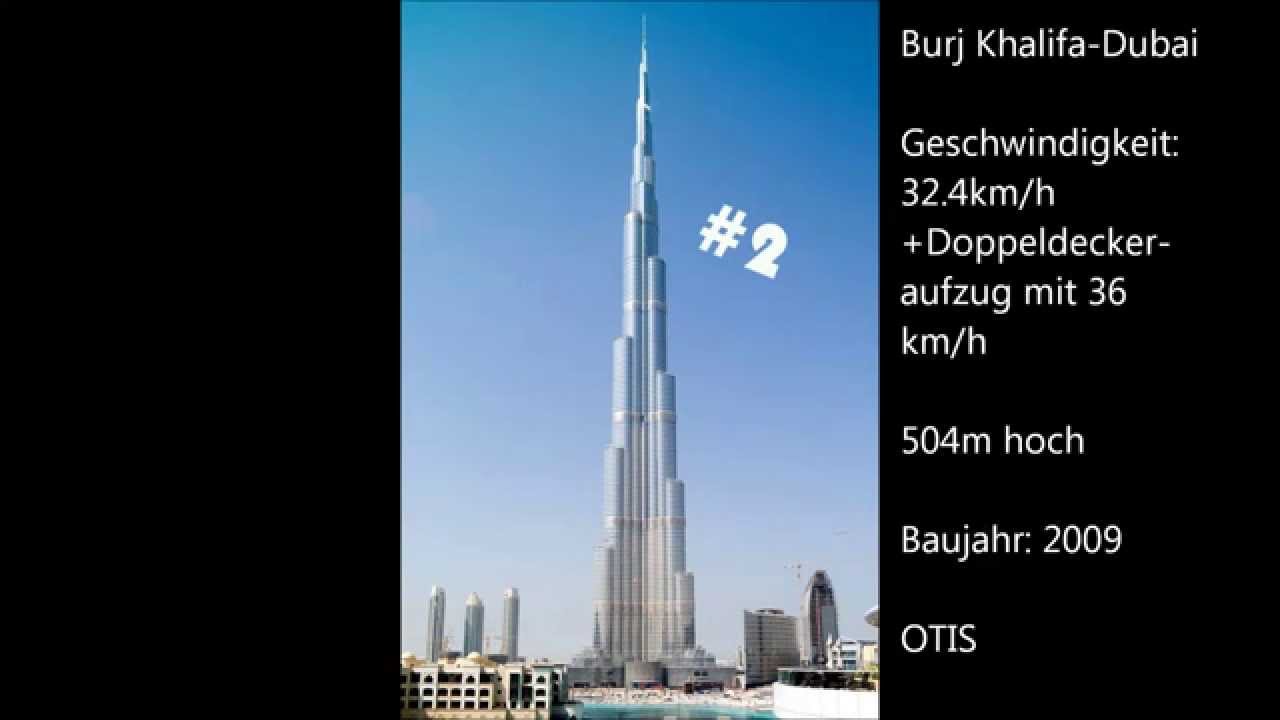 TOP10 3 Die 10 schnellsten Aufzüge der Welt YouTube