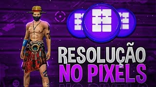 Como Usar o PIXELS RESOLUTION Para Ter a Melhor SENSI no FREE FIRE 😯🔥 (Trilhões Facil)