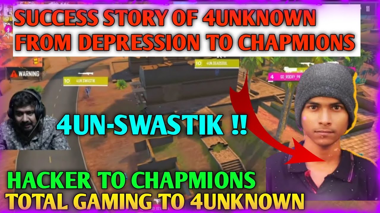 SUCCESS STORY OF 4UNKNOWN 🔥🔥|| 4UN-SWASTIK || DEPRESSION TO CHAMPIONS || ❤️❤️||