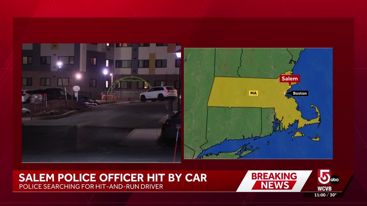 Authorities seek hit-and-run driver accused of striking Salem police officer