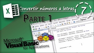 Convertir números a letras Parte 1 | VBA Excel 2013 #7