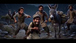 Smart Donkey | هوښیار خر | Pashto Cartoon Story