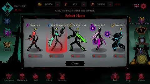 Kungfu Master 2:The Last Stickman All Heroes