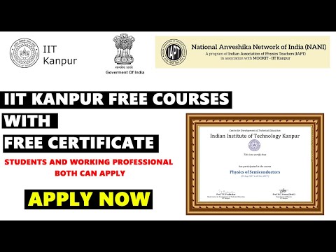 IIT Kanpur: Online Courses, Fees, Working Professionals