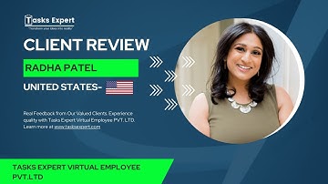 Client Review: Radha Patel | Tasks Expert Virtual Assistant Company Testimonial