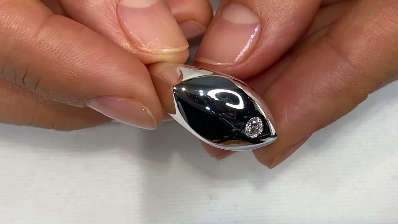 D Flawless Diamond Ring at 0.15 carat by Kat Florence. KFD789