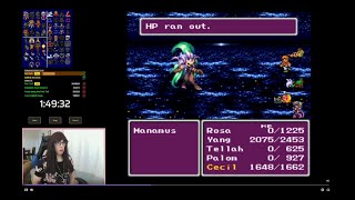 Final Fantasy 4 - HP ran out Zeromus kill! (Free Enterprise Randomizer)