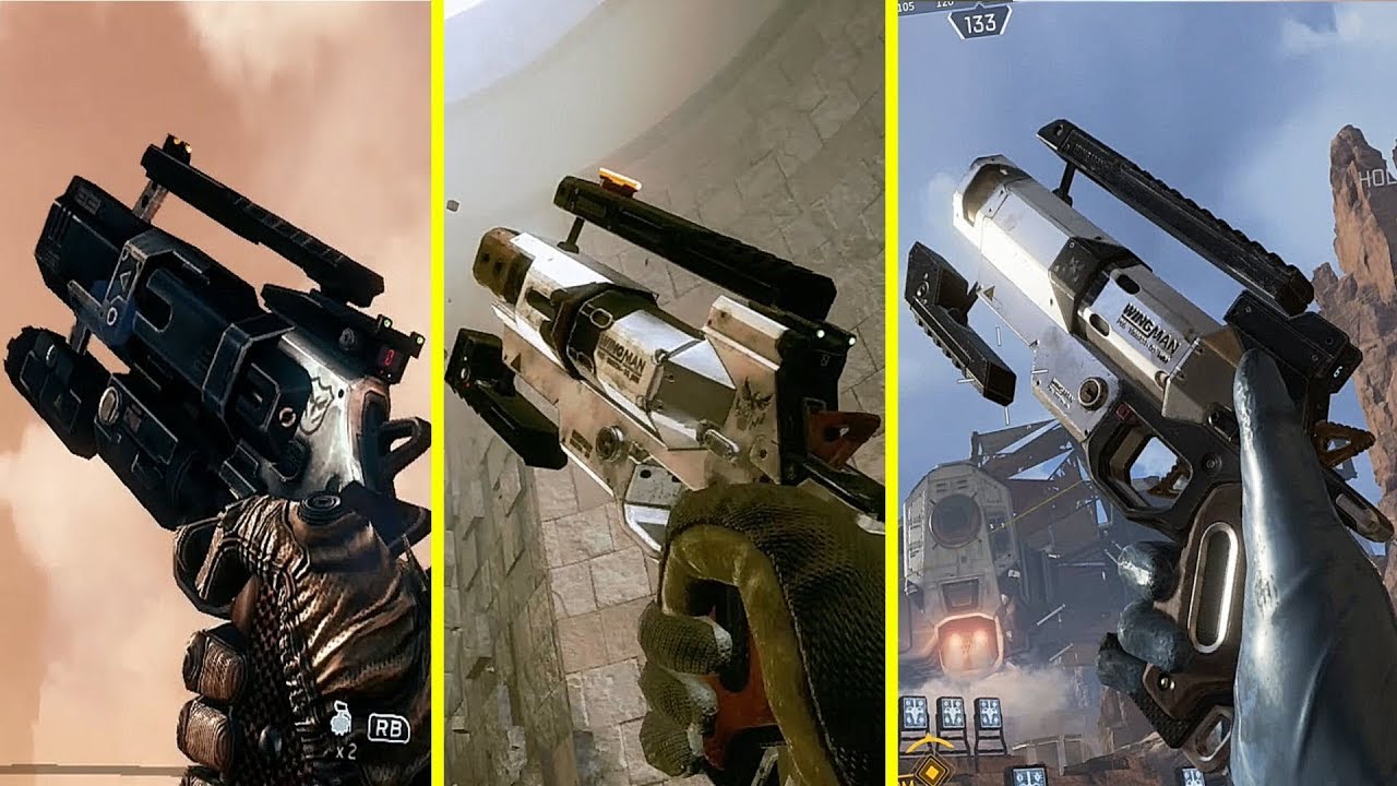 Apex Legends Vs Titanfall Vs Titanfall 2 Weapons Comparison Youtube