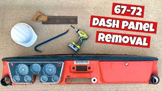 Easy Steps To Remove Dash Panel On 1967-72 Chevy / GMC Trucks!