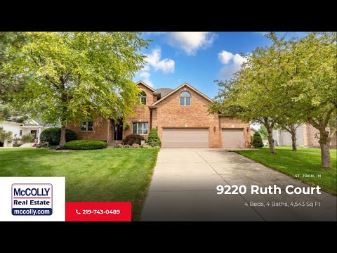 9220 Ruth Court, St John, IN home video tour