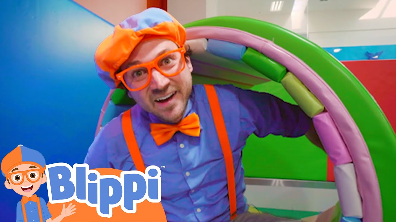 What Shape Is This?? Blippi Learn Colors and Science YouTube