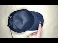 Baseball cap with integrated microphone.