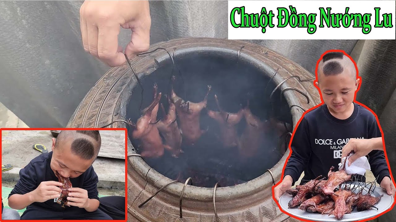 Chuột Đồng Nướng Lu - Xem Mao Đệ Đệ  Ăn Mà Chảy Nước Dãi