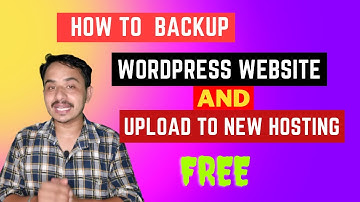 How to Backup WordPress website in Hostinger manually and Upload to New Hosting (SERVER) IN HINDI