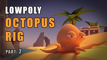 Blender Tutorial - Rigging An Octopus Part 02  (Eyes Shape Keys)