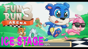 Fun Run 3 ICE STAGE Game Start  | (Android,ios free games) | Gameplay Walkthrough