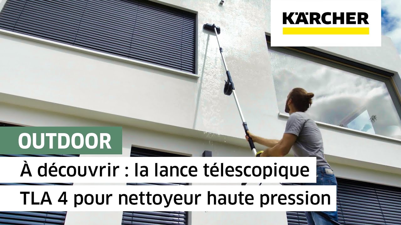  dcouvrir  la lance tlescopique TLA 4 pour nettoyeur haute pression  Krcher