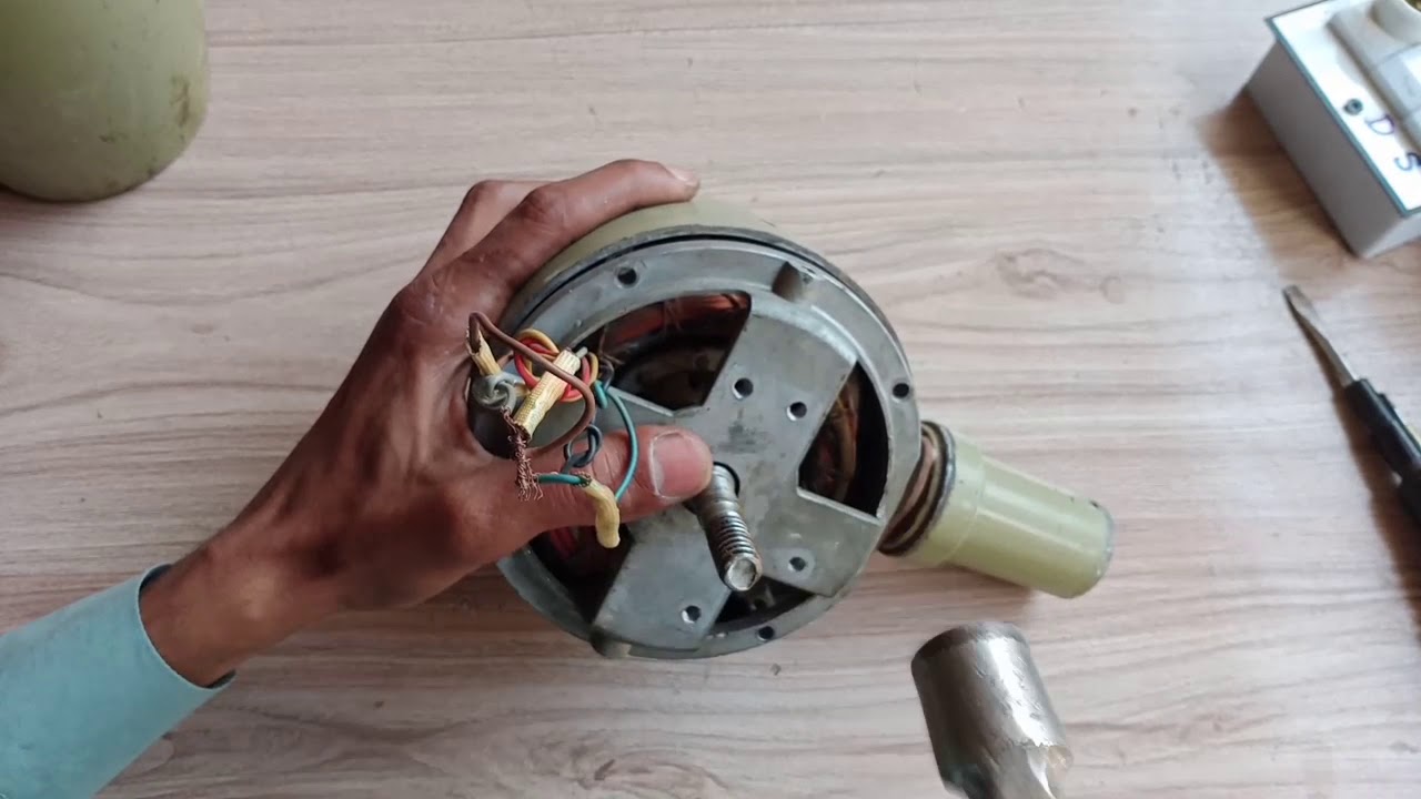 How to change pedestal fan brings DIY change pedestal fan bearings