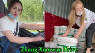 Beautiful Female Truck Driver Zhang Xiaowan And The Journey Through The Night