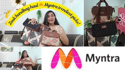 👜 HUGE Zouk Bag Haul 2025 💼 | Myntra Shopping Haul + Honest Review | Office, College & Travel Bags